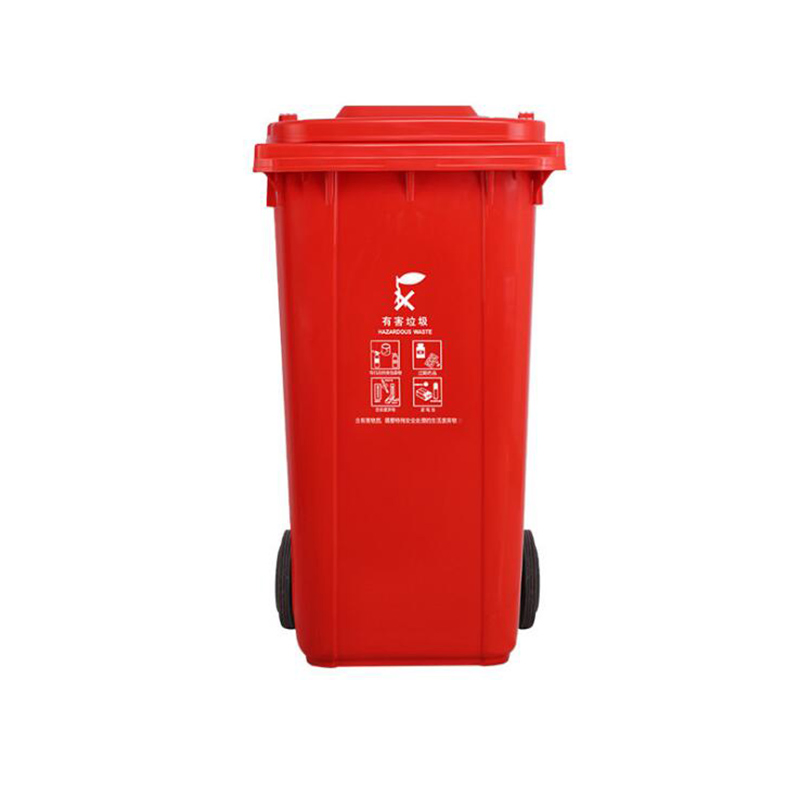 Dustbin 120L 120 Liter Plastic Outdoor Industrial Bin 120 and Plastic Containers for Garbage 120 Lts