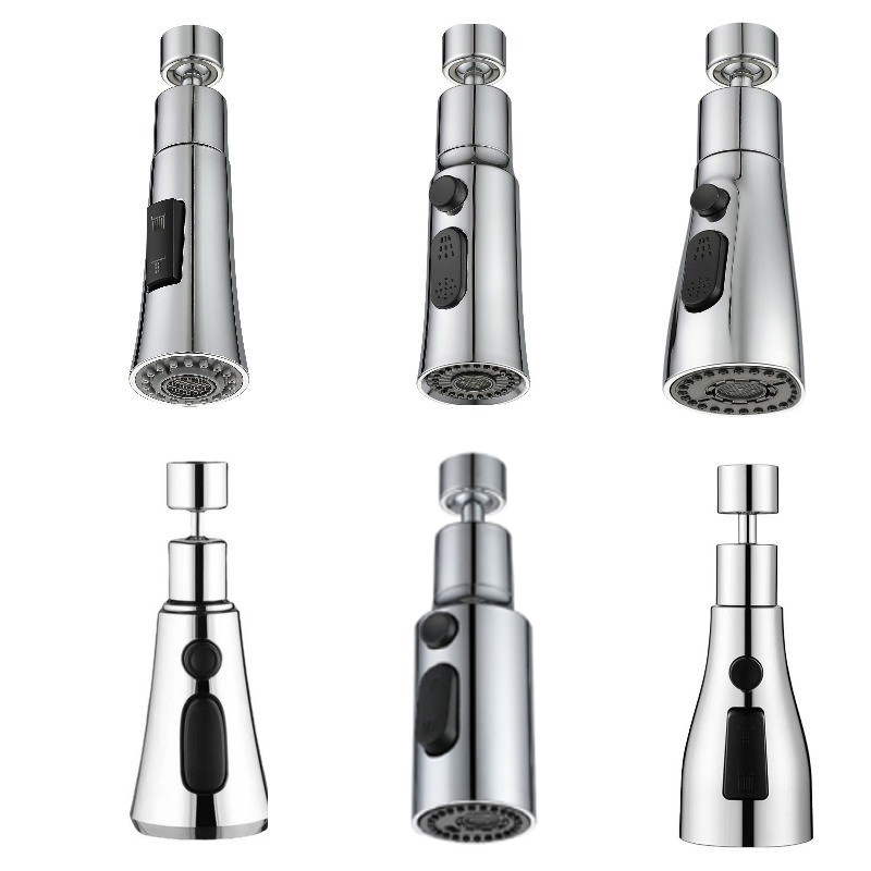 Button Switch Sprayer Pull- Down Spray Nozzle