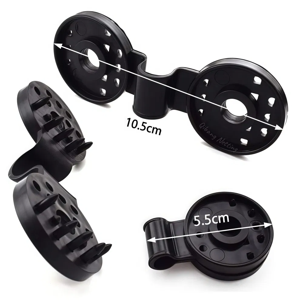 UV Stabilized Black Plastic Sun Shade Fix Clamp Net Clip for Livestock Farms Cooling Cover