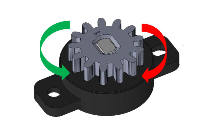 Plastic Hardware Rotary Damper for Washing Machine