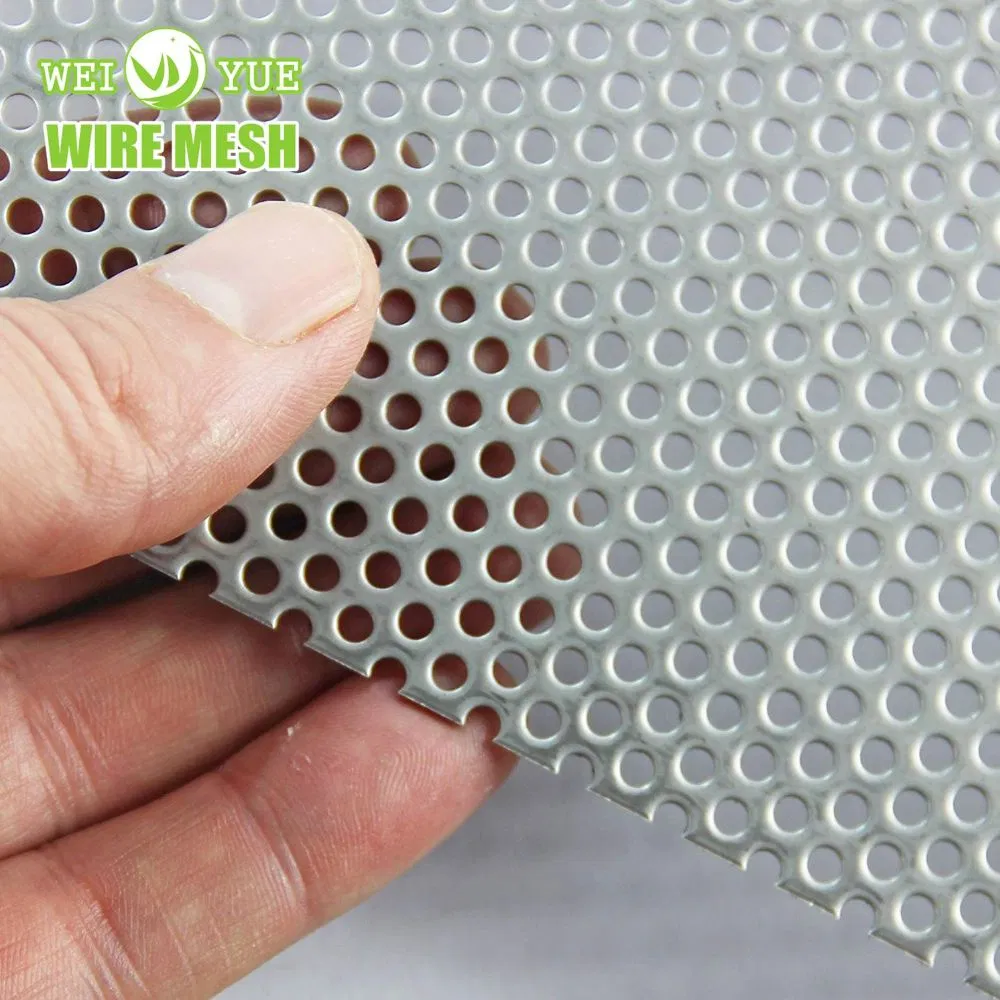 Factory Wholesale High Quality Perforated Metal Mesh Steel Sheet 6mm Thick Stainless Steel Perforated Sheet