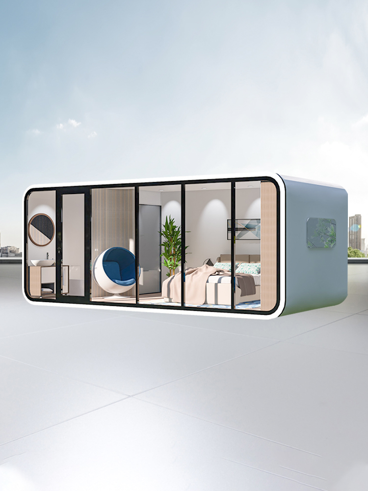 Small Office Convenience Store 20FT Mobile Container House for Coffee Shop