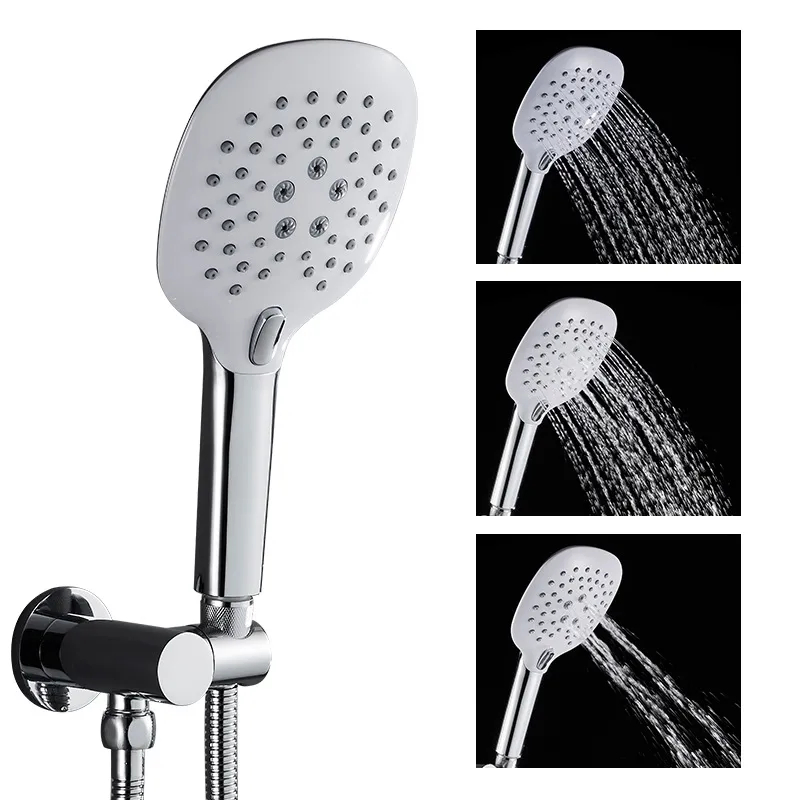 Premium Handheld Rain Shower Head with Versatile 3 Spray Settings