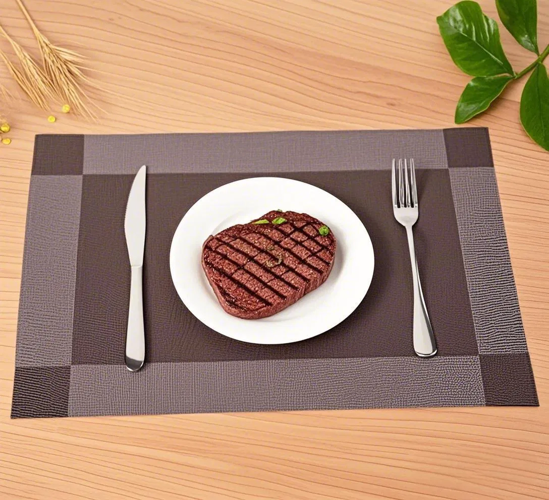 Washable Vinyl Placemats Durable PVC Picnic