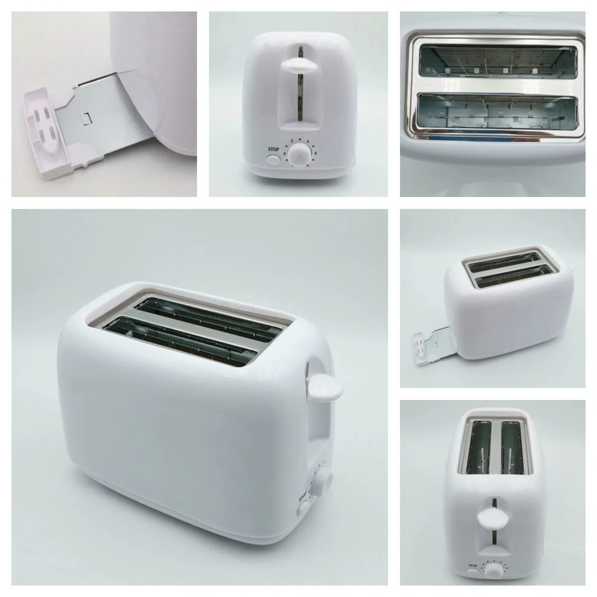 Automatic Bread Toaster Compact Breakfast Machine for Toast, Sandwiches, and Bagels