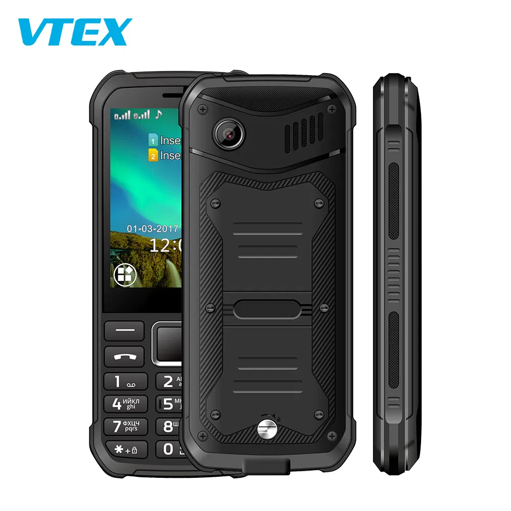 Кнопочный телефон 2G, защищенный, 2.8 дюйма, 2500 мАч
