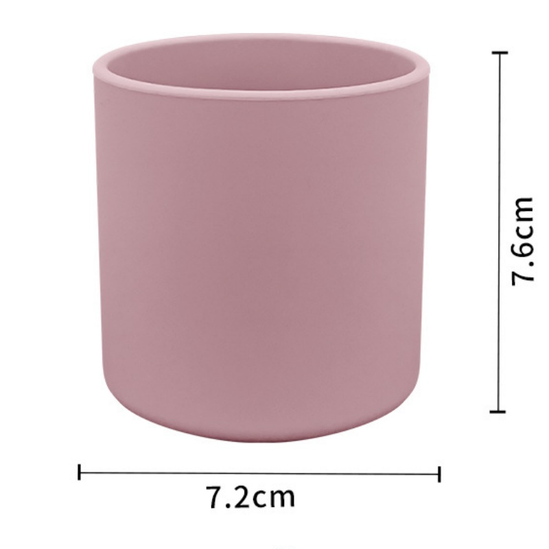 BPA Free Toddler Training Cups Reusable Water Drinking Silicone Baby Water Cup