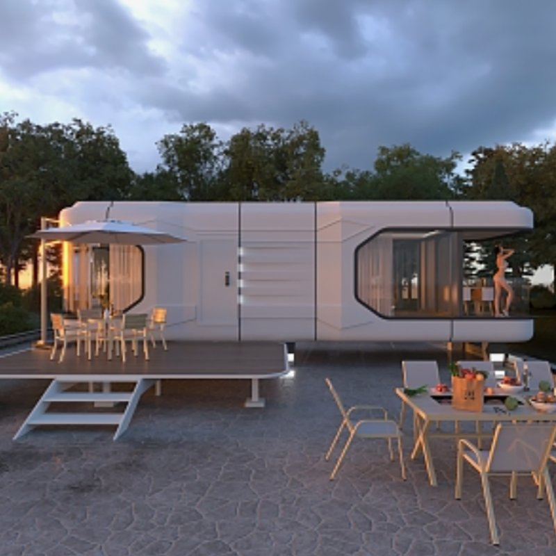 Innovative Capsule Unit Space Capsule House Prefabricated Room Modern Tiny Home Apple Cabin Commercial Space Capsule House Mobile Home Space Capsule House