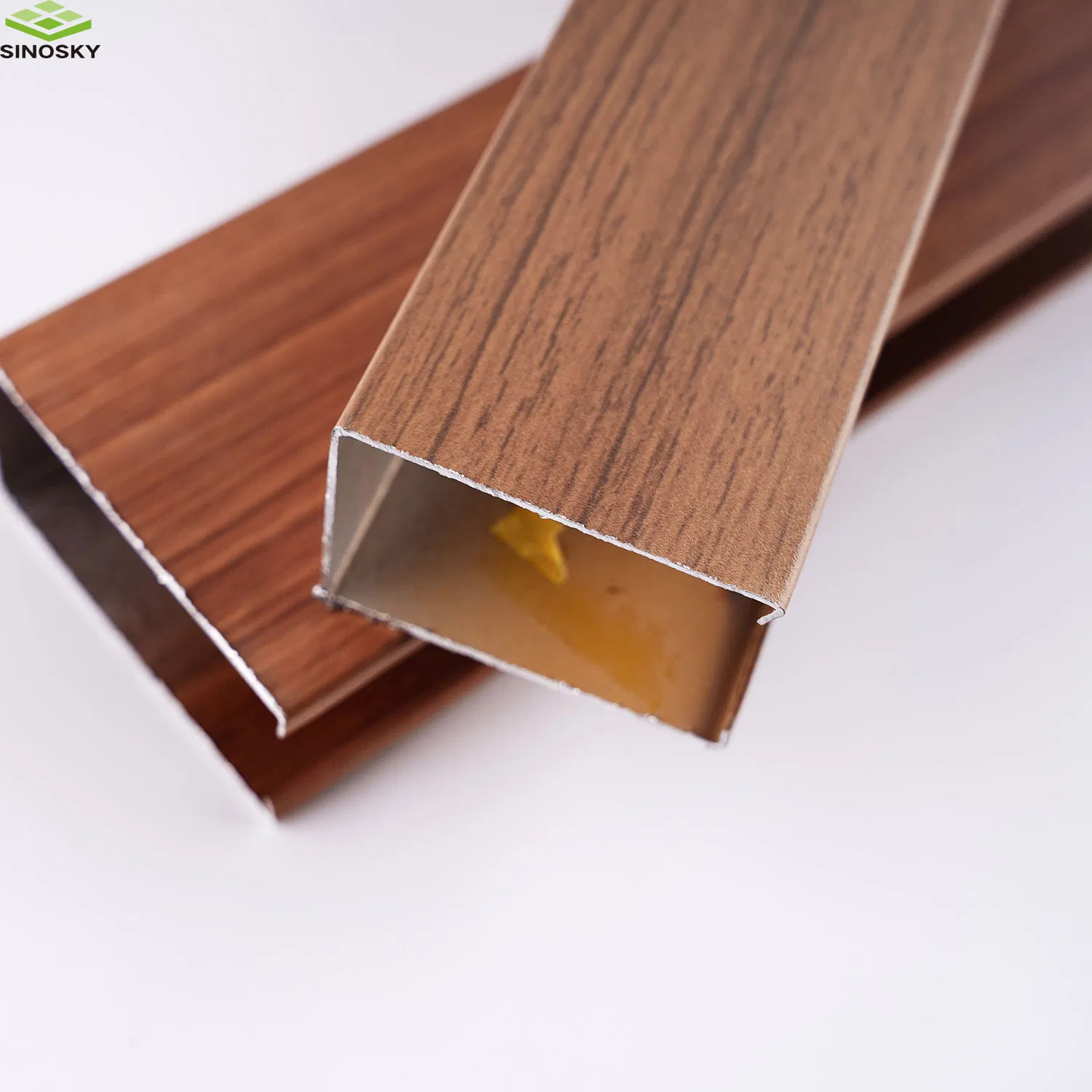 Aluminum Decorative False Indoor and Outdoor Board Roof U Shape Baffle Ceiling Strip Ceiling