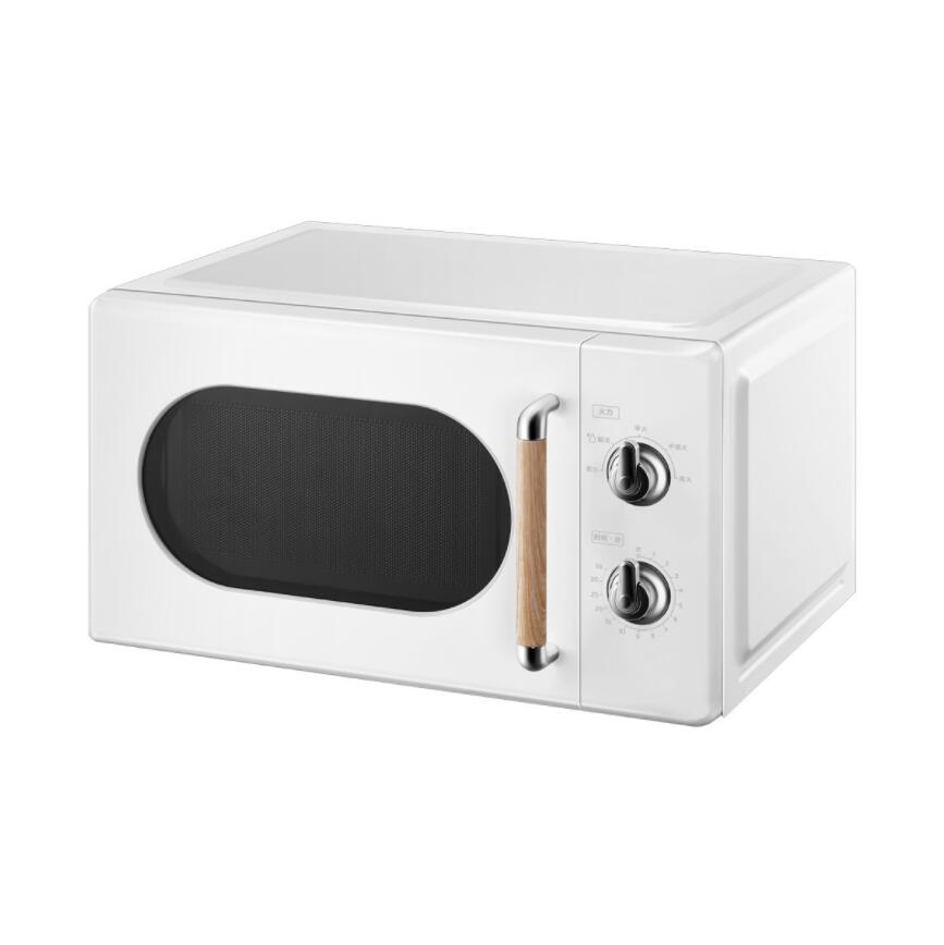 Retro Rotary Knob Dual-Control Microwave Oven Rotary Heating 20-Liter