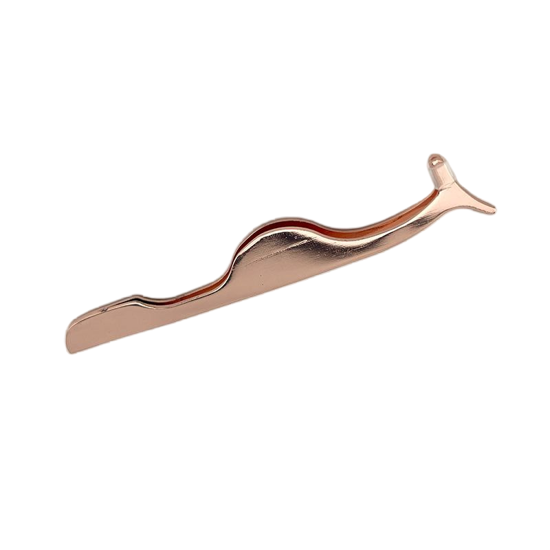 OEM Logo Durable Eyelash Makeup Tools Portable Stainless Steel Eyelash Tweezer