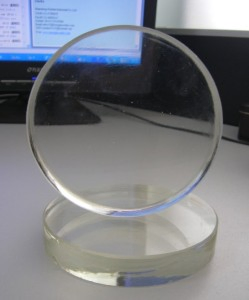 Round Heat Resistant High Borosilicate Glass 4.0 for Lamp-Chimney