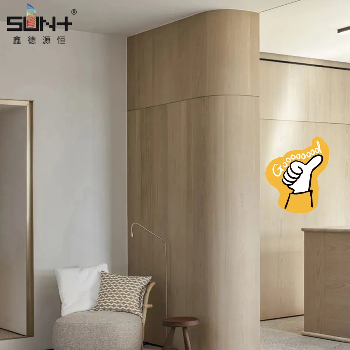 1220*2440mm HPL Post Forming Laminates Board for Table/Furniture