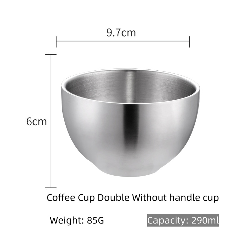 Wholesale Environmentally Reusable Coffee Mug Stainless Steel Water Cup
