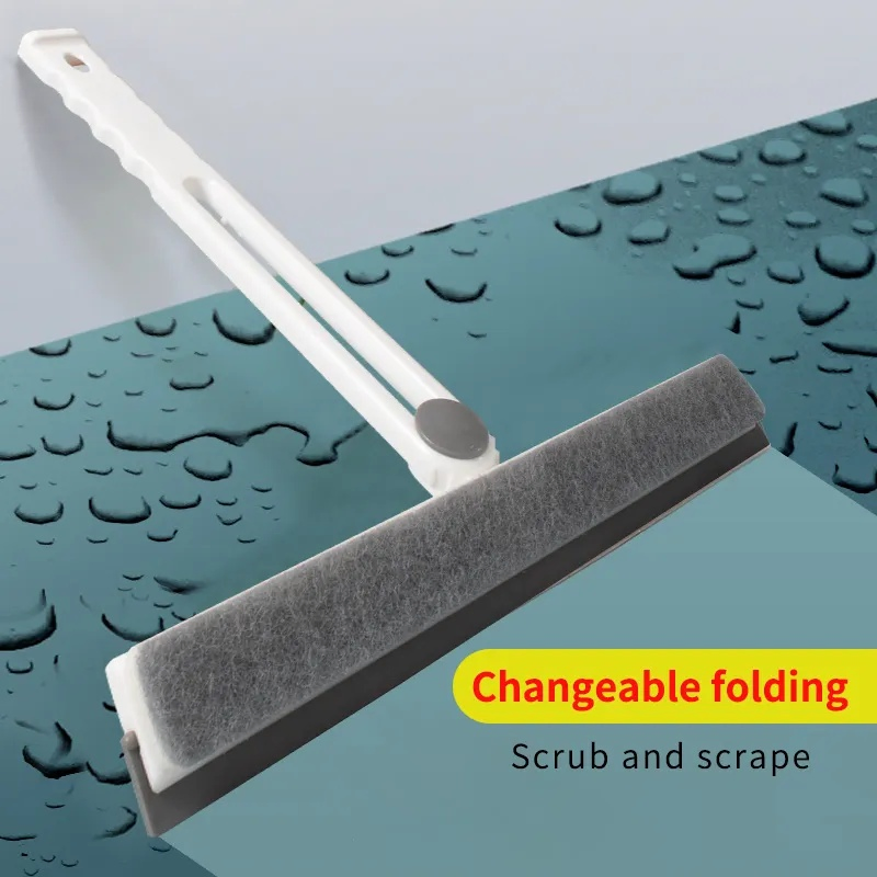 Portable Magic Professional Window Cleaner – 180° Rotating Wipers, Foldable Design for Easy Storage