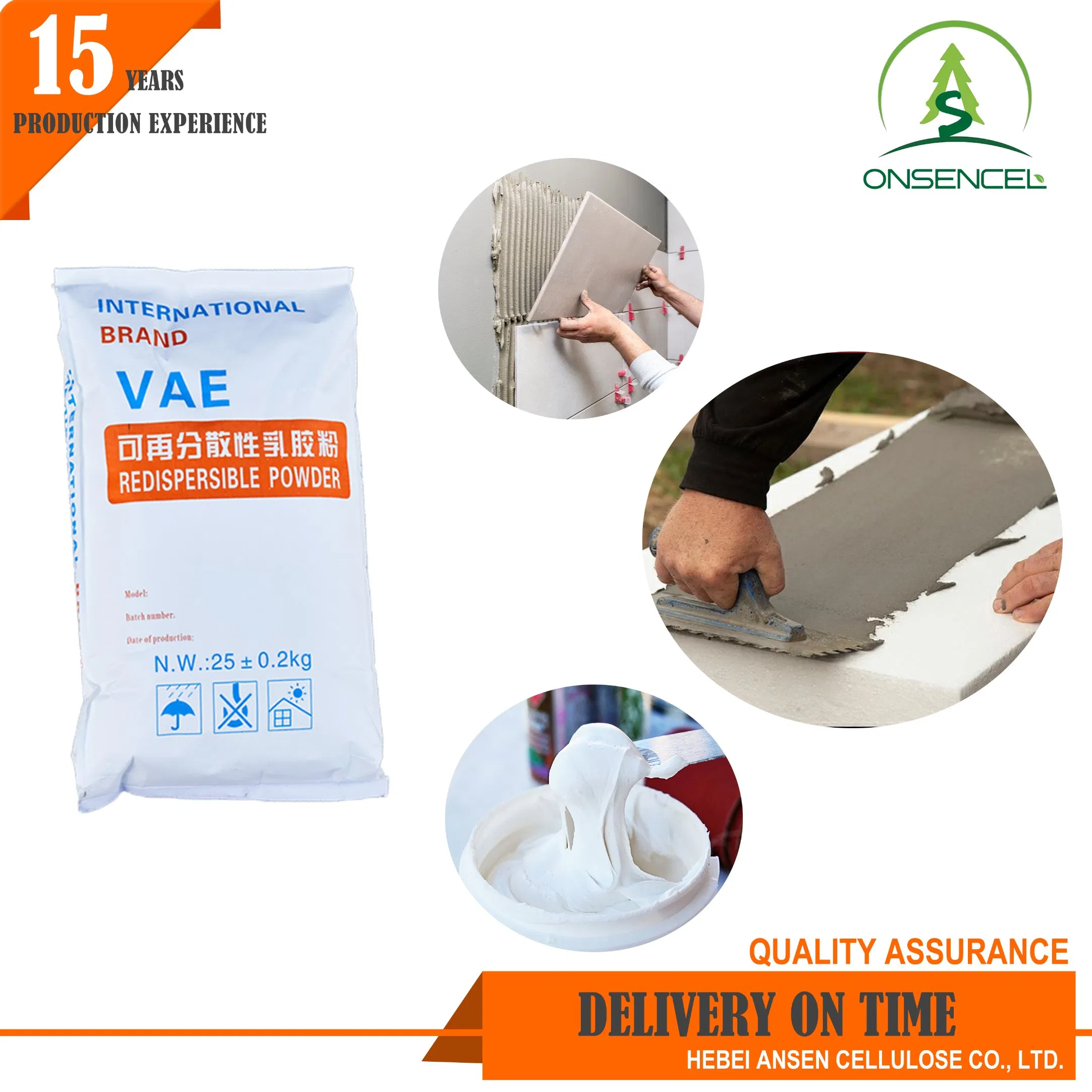 Good Waterproof Rdp Ability Rdp Manufacturing Vae Redispersible Polymer Powder Bonding Mortar