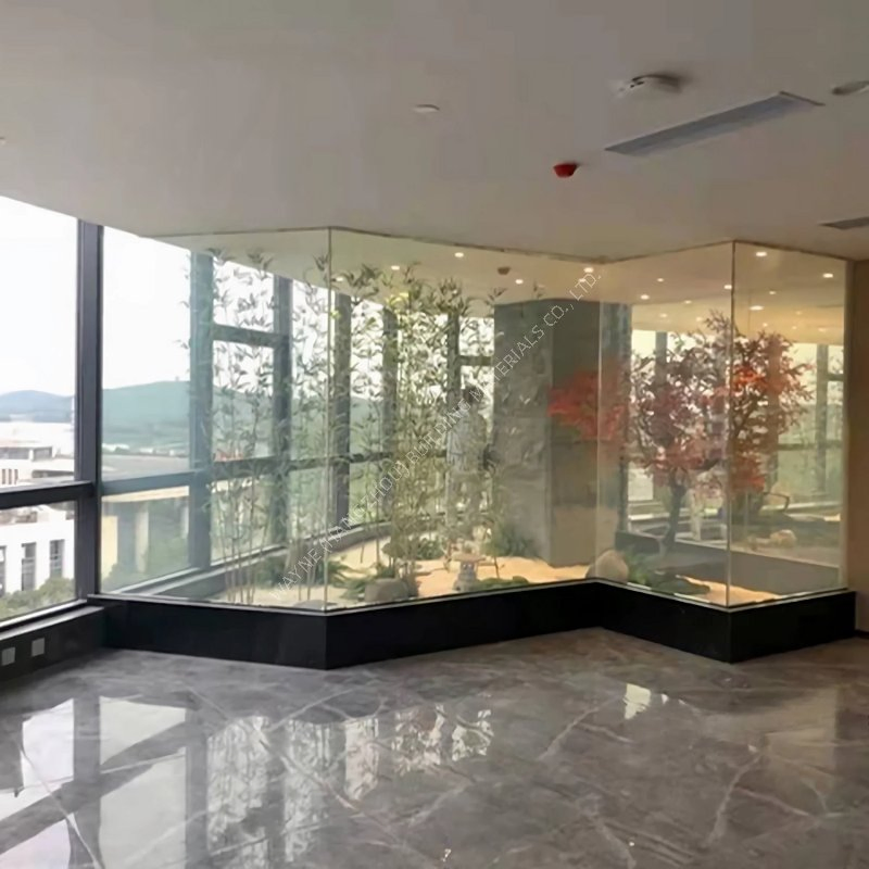 Thermal Insulated Low E Pdlc Smart Switchable Glass for Glass Facade