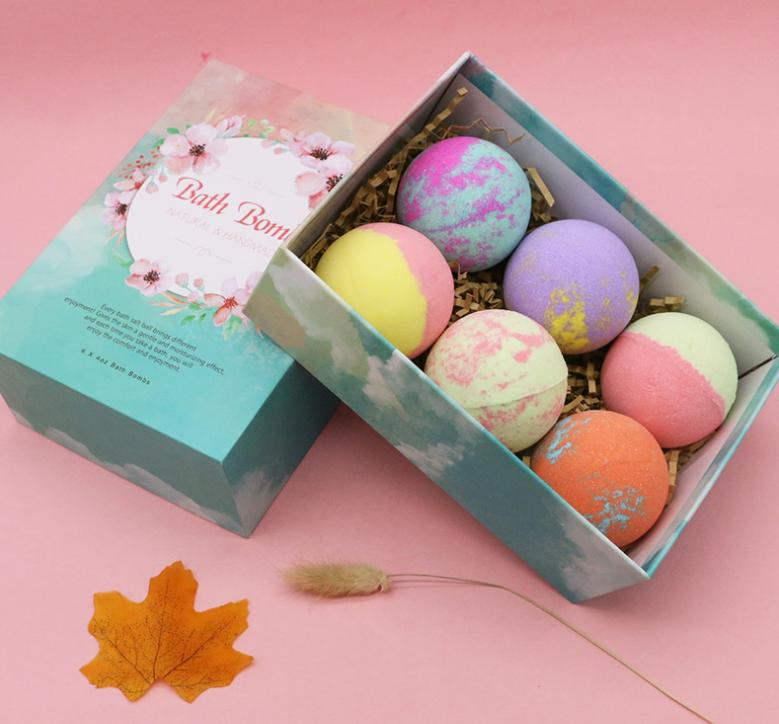 Hot Sale OEM Colorful Fruity Flavor Bath Bombs SPA Bubbles Ball