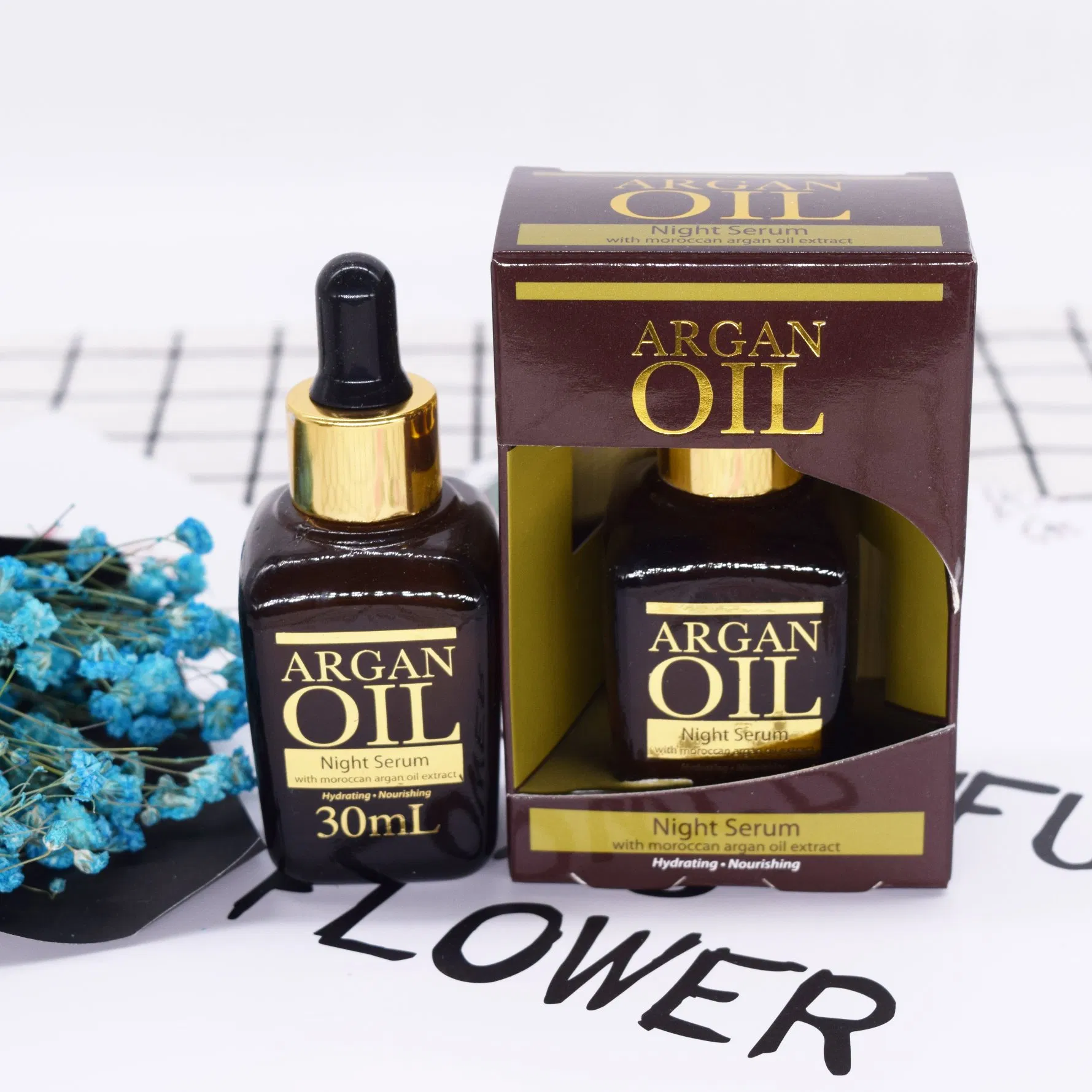 30ml Moroccan Argan Oil Extract Night Repair Serum Skin Essence