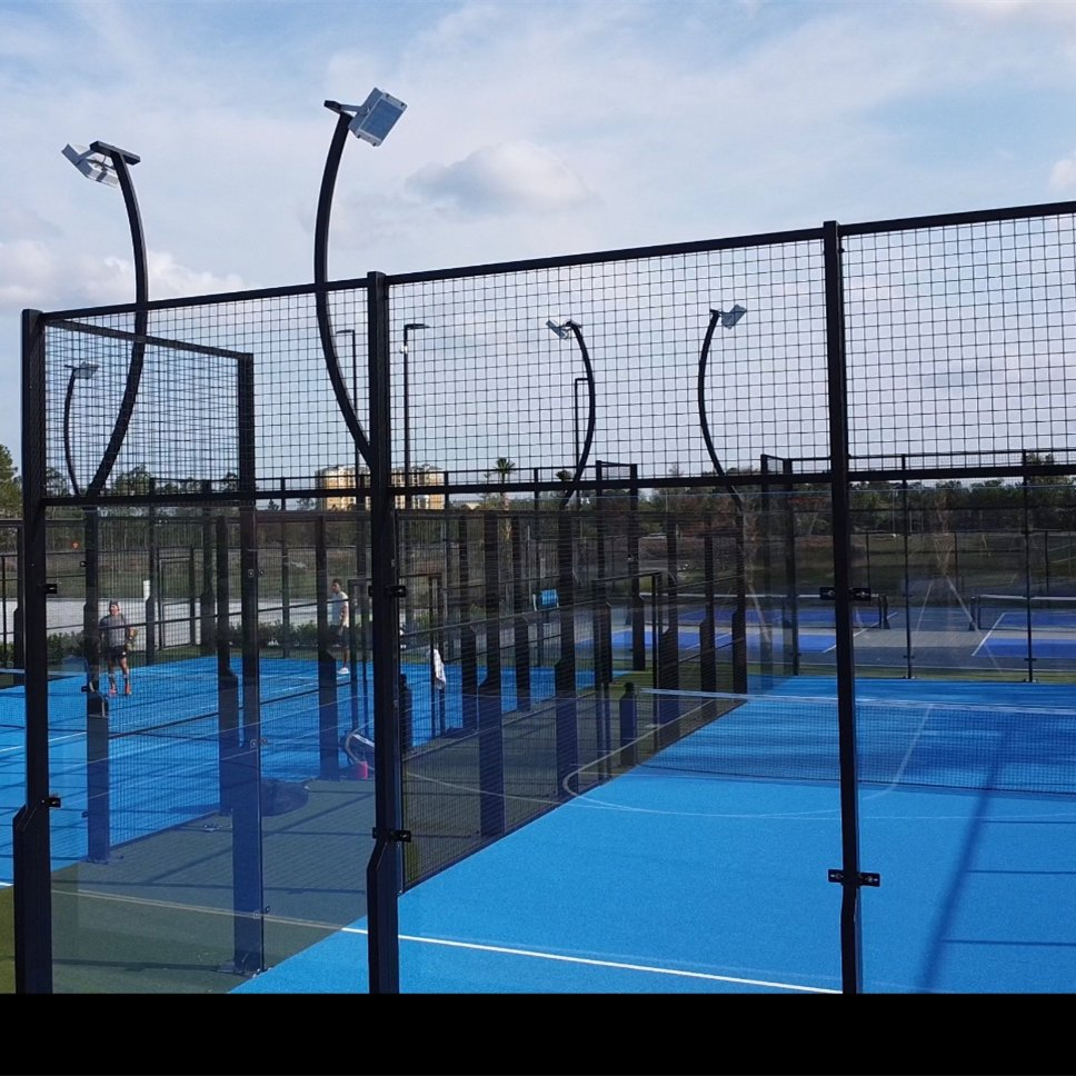 Outdoor Super Panoramic Paddle Courts Custom Factory Luxury Tennis Court Padel Court