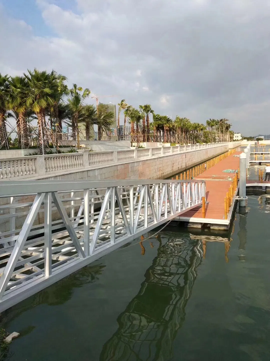 2019 New Design Aluminium Welding Pontoon Bridge  Floating Platform Floating Dock