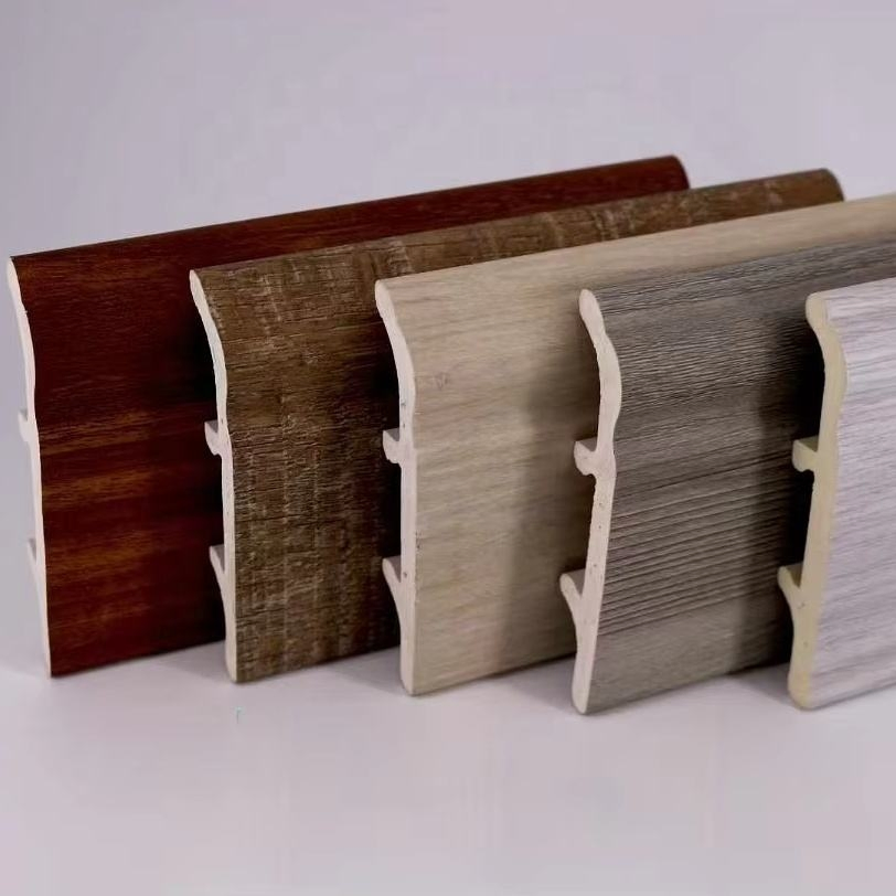 Waterproof Spc/Lvt/PVC Flooring Skirting 2400mm X 80mm X 12mm