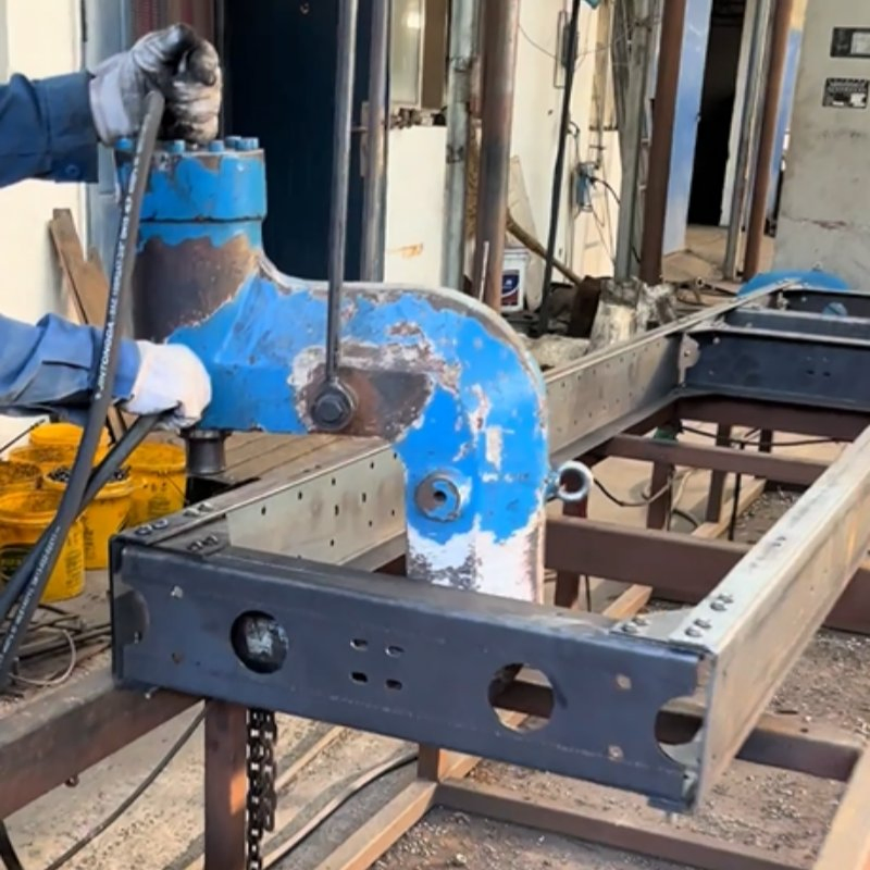 Rivet Truck Frame High-Precision Riveting Machine