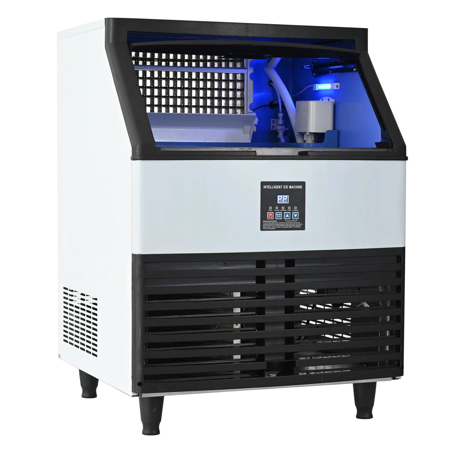 Commercial Ice Maker Air-Cooled 100kg/24h Ice Cube Machine for Bar Use