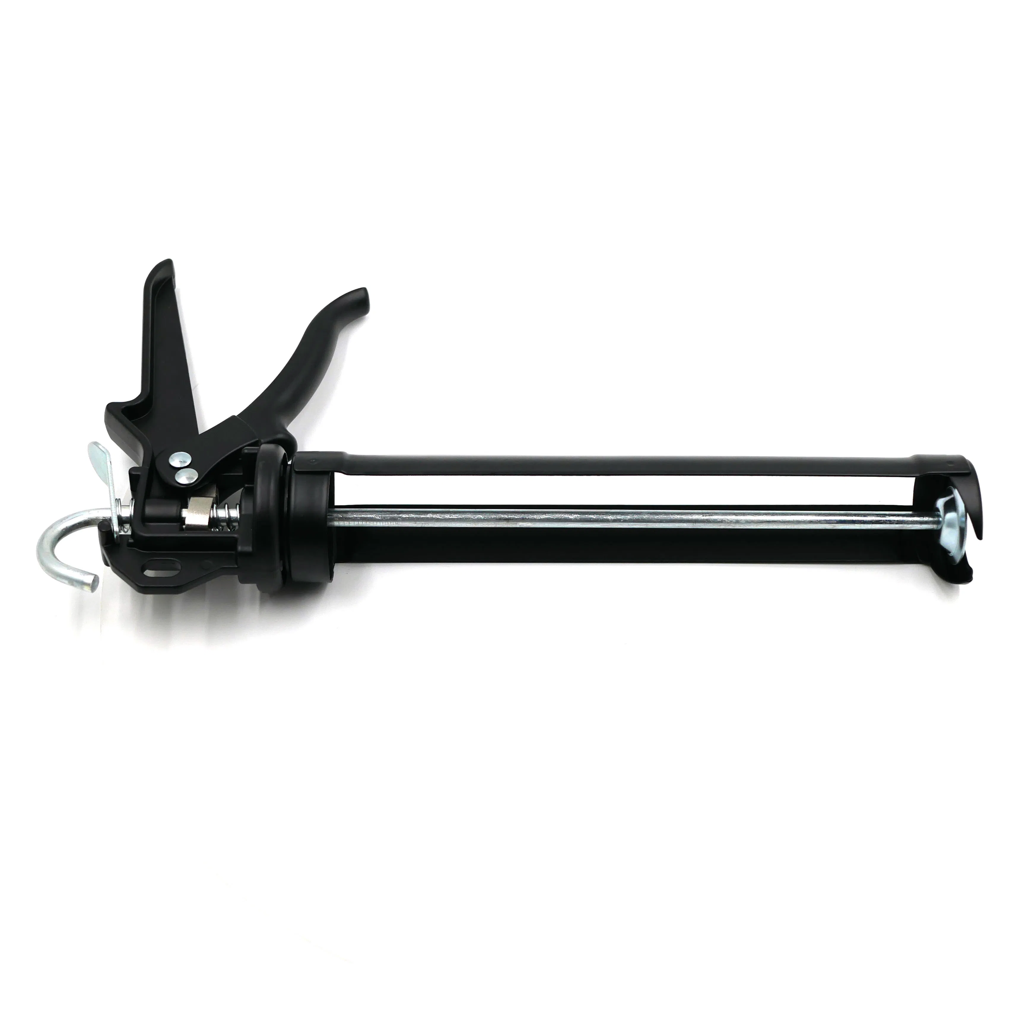 High Quality Metal Manual Black 12inches 400ml Cartridge Caulking Gun