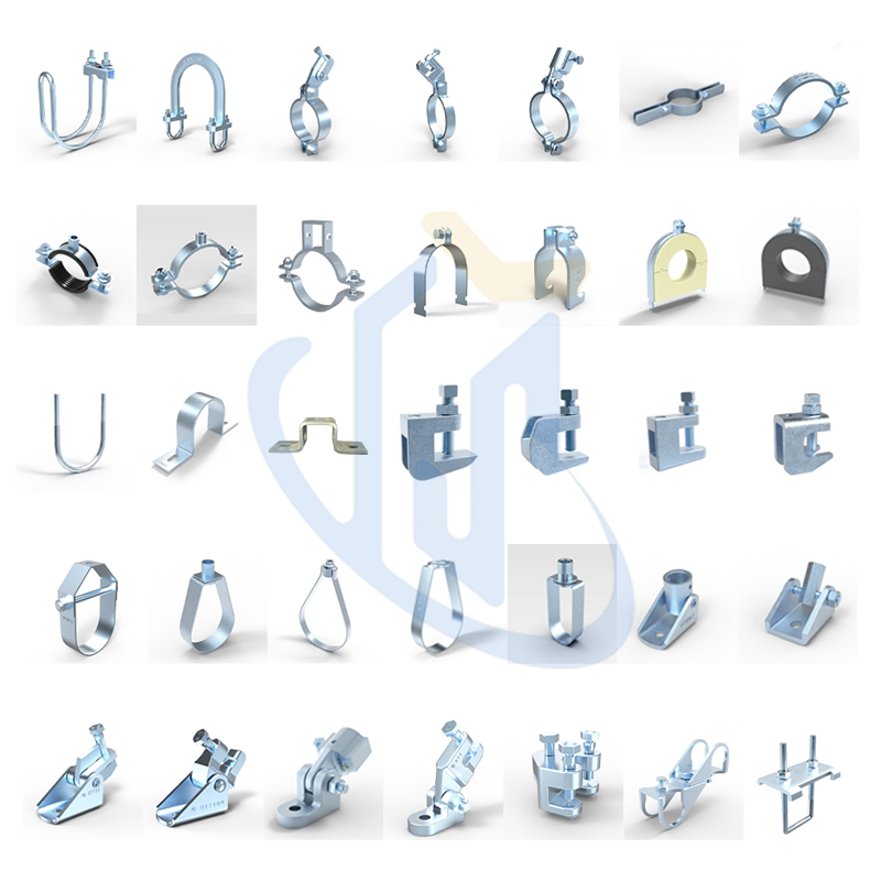 UL Certification Galvanized Seismic Support Swivel Loop Pear Shape Pipe Hanger Clamp