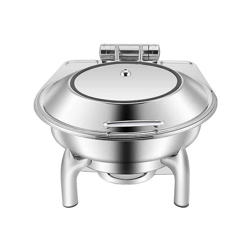 Factory Price Square Buffet Stove with Stand for Hotels Removable Lid