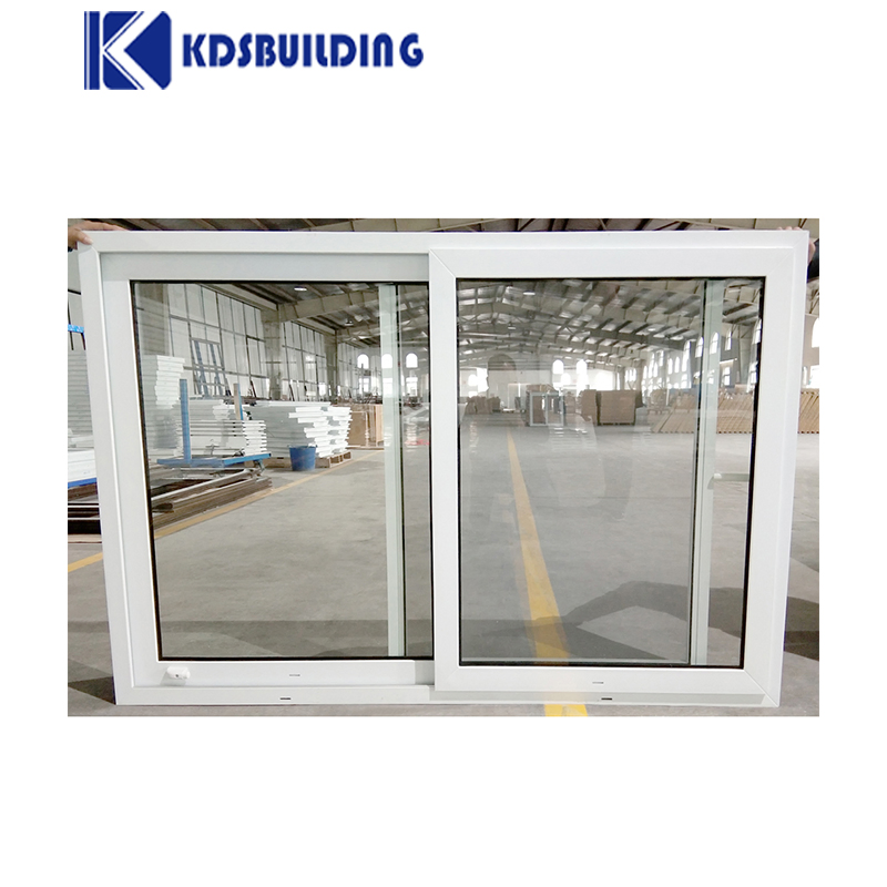 Kdsbuilding Clear Tempered Glass Window Interior Room Cheap Price UPVC Sliding Window for Home
