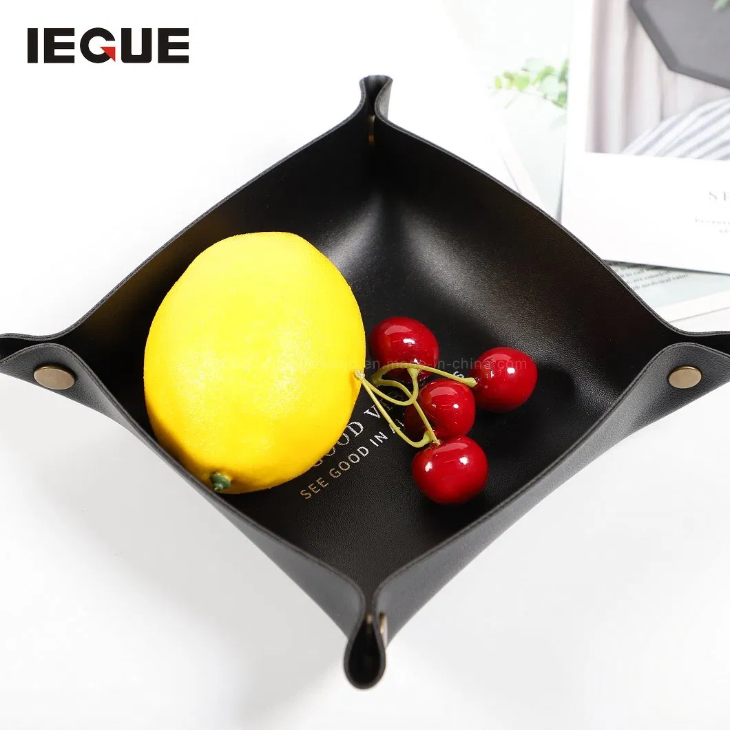 Stylish Customizable PU Leather Desk Organizer for Home Clutter