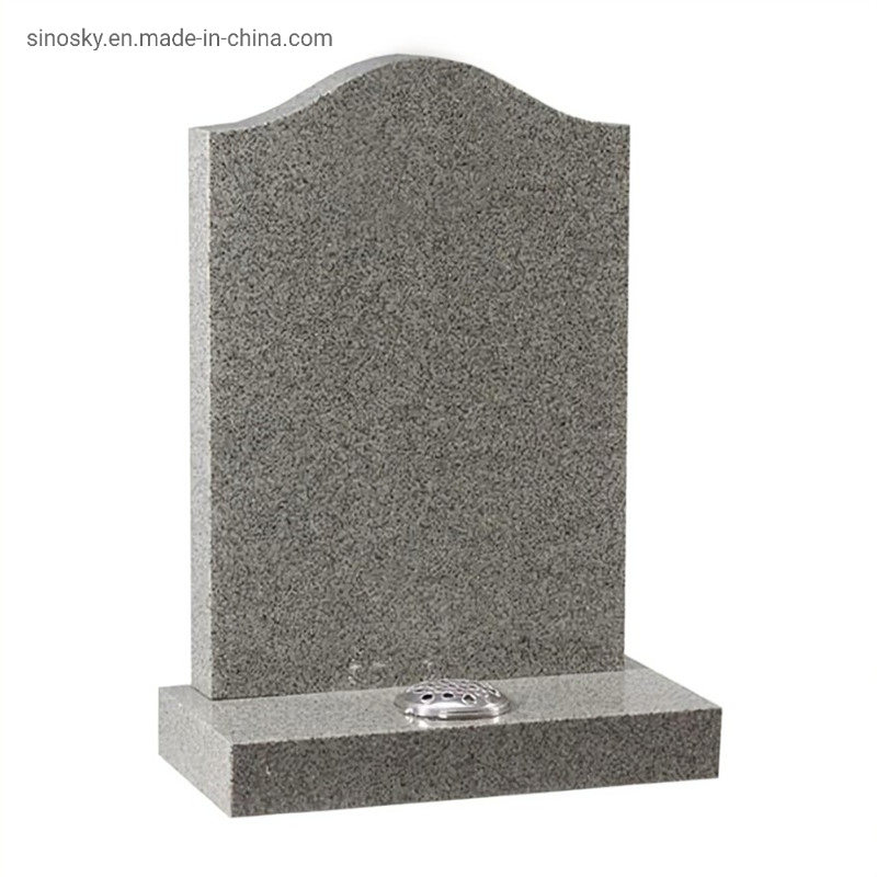 Dark Grey Granite Monuments with Carving