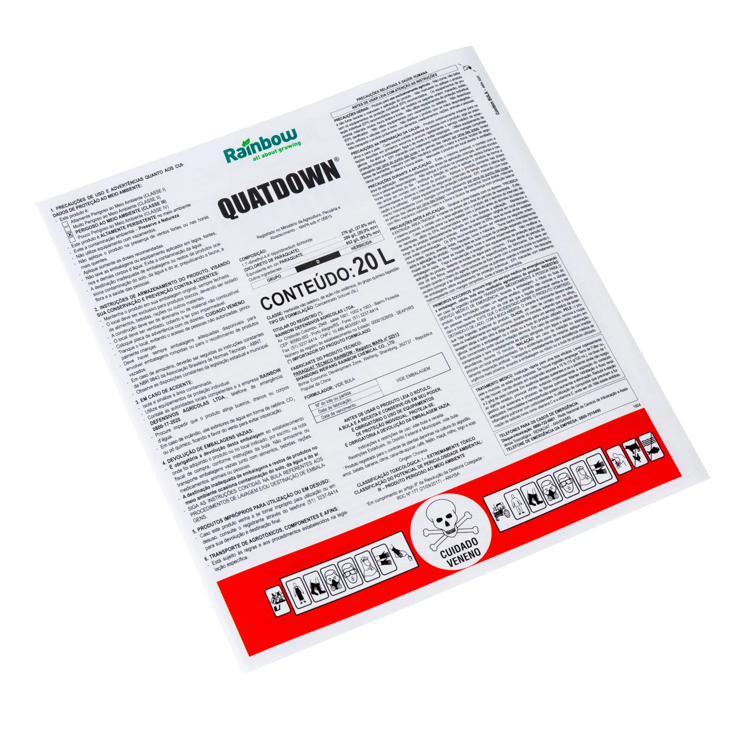 Fold Self Adhesive Label Multi-Layer Booklet Consolidated Label Double Label