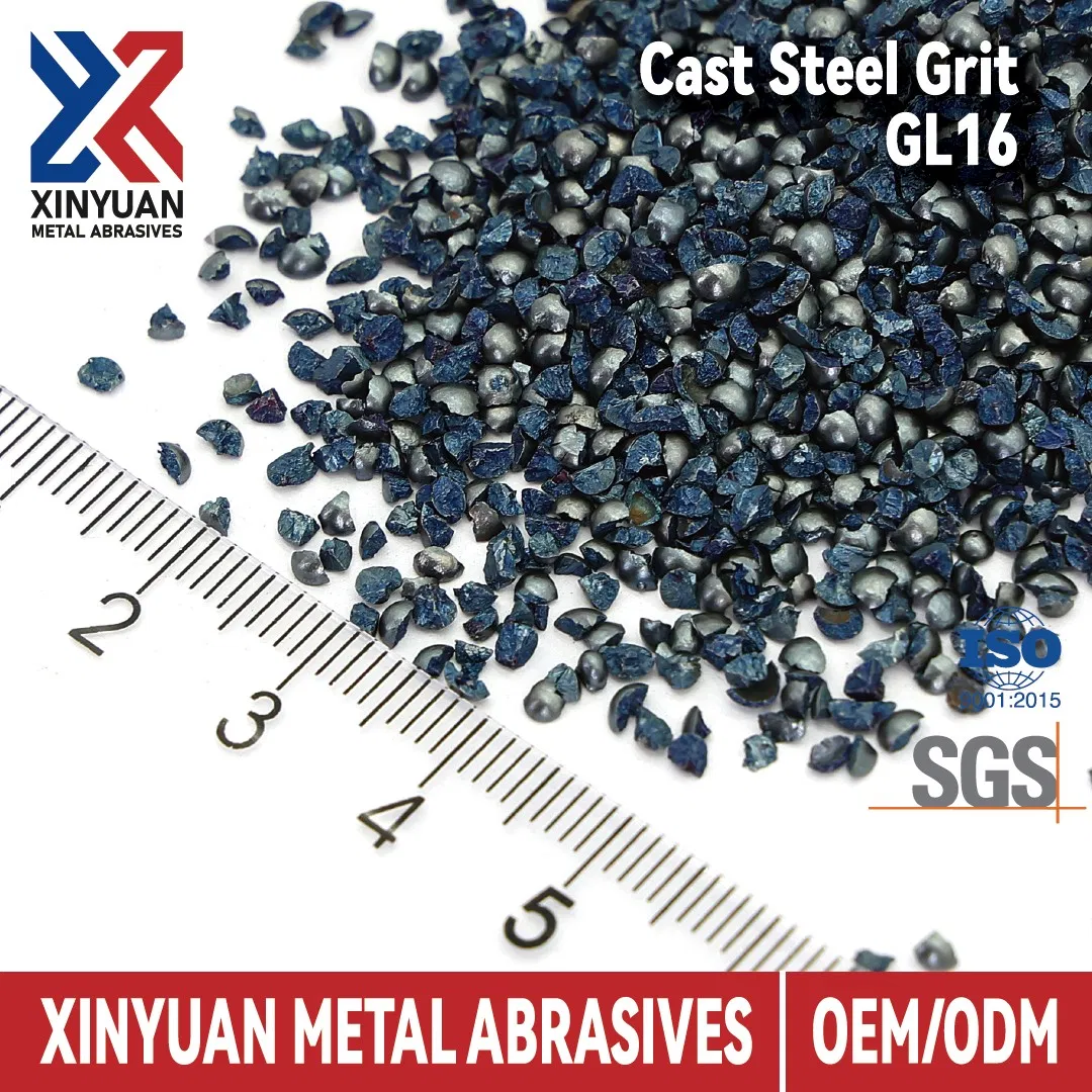 High Hardness Angular Cast Steel Grit for Blasting and Surface Preparation