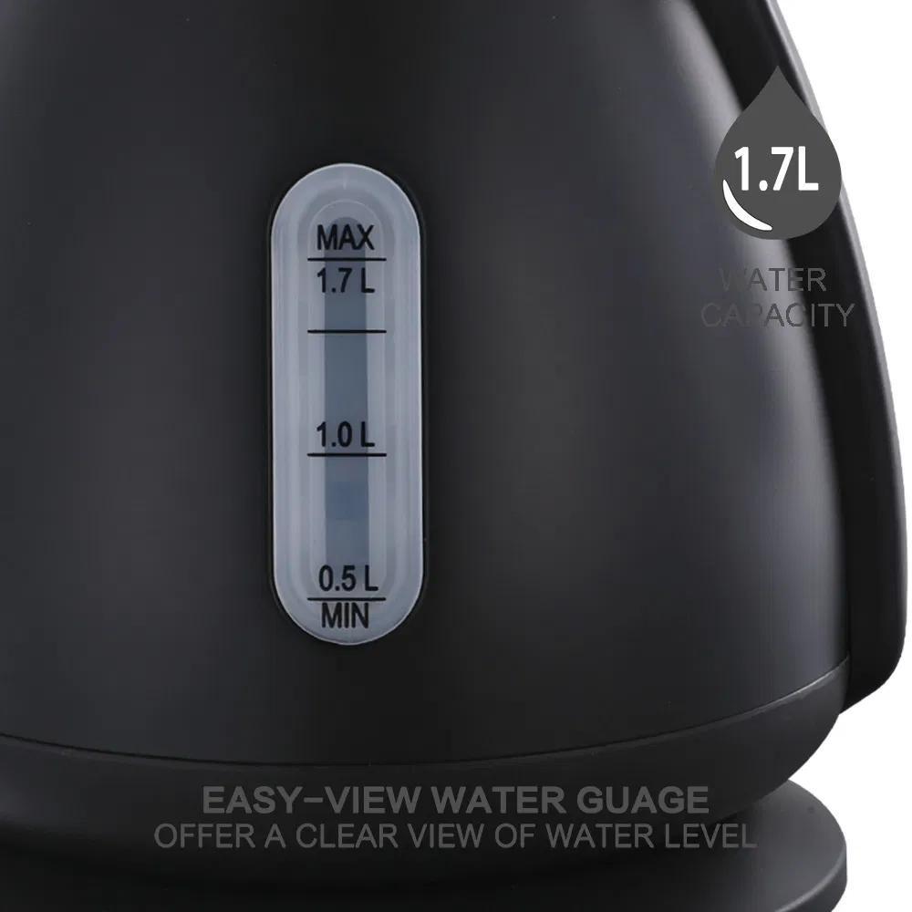 Luxury Stainless Steel Temperature Control Kettle 1.7L Smart Cordless Electric Kettle