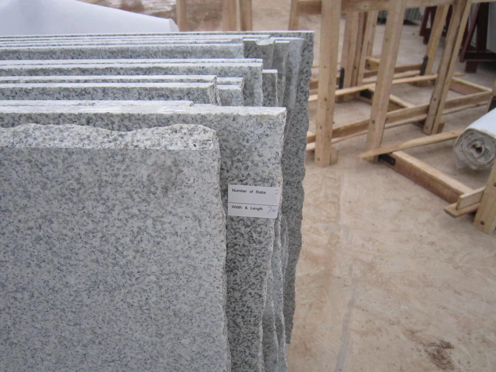 Building Material Flamed G603 Light Grey Granite Paving/Paver for Floor/Stair Tile Slab Fan Cubes