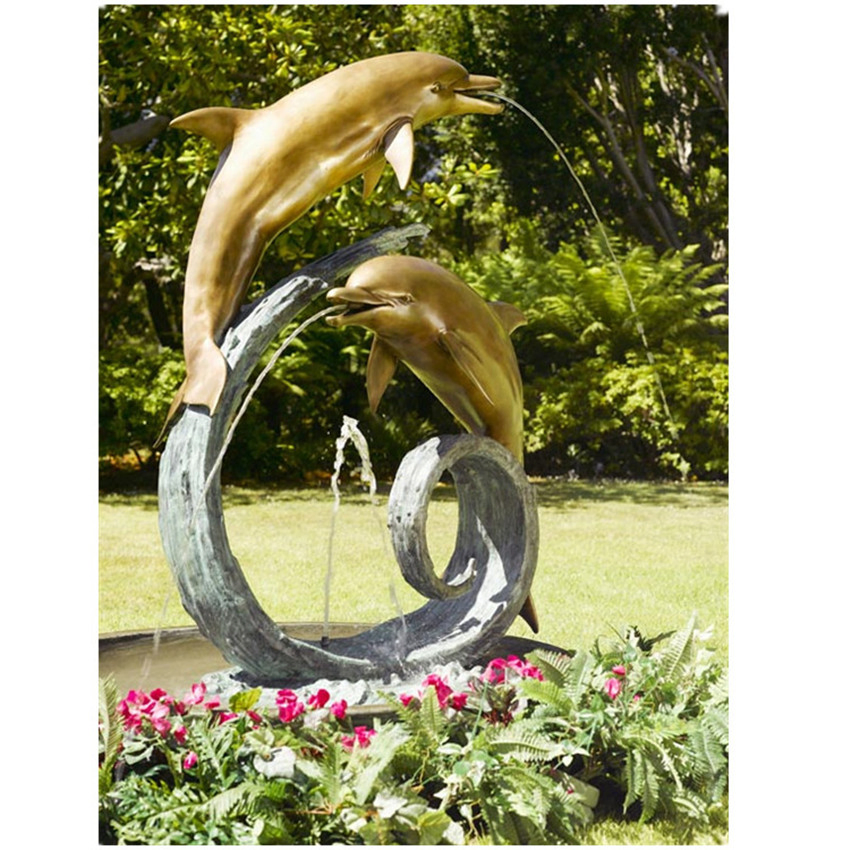 Bronze Sculpture Animal Fountain for Garden Decoration