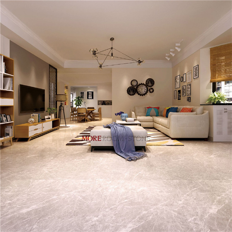 Living Room Emperador Silver Light Grey Porcelain Floor Tile