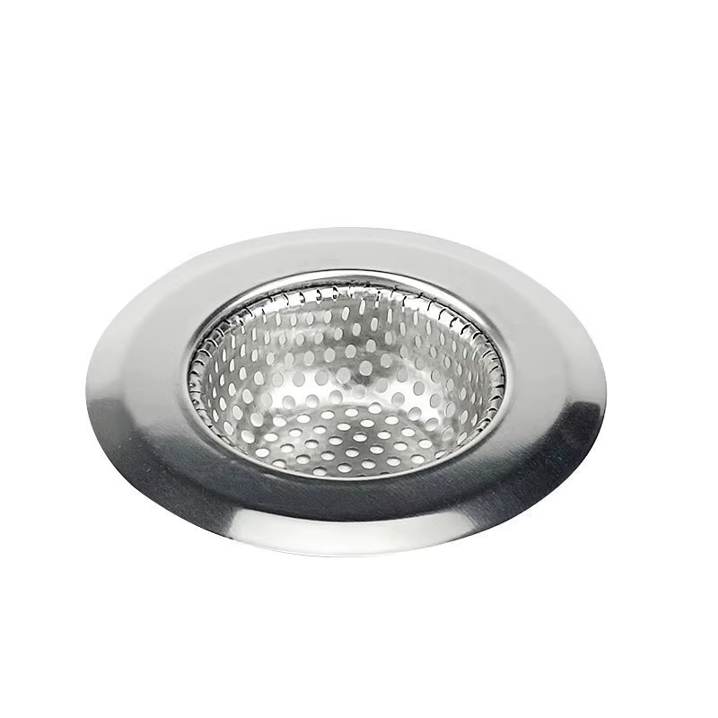 Set of 3 Kitchen Sink Accessory Stainless Steel Sraining Basket Waste Filter