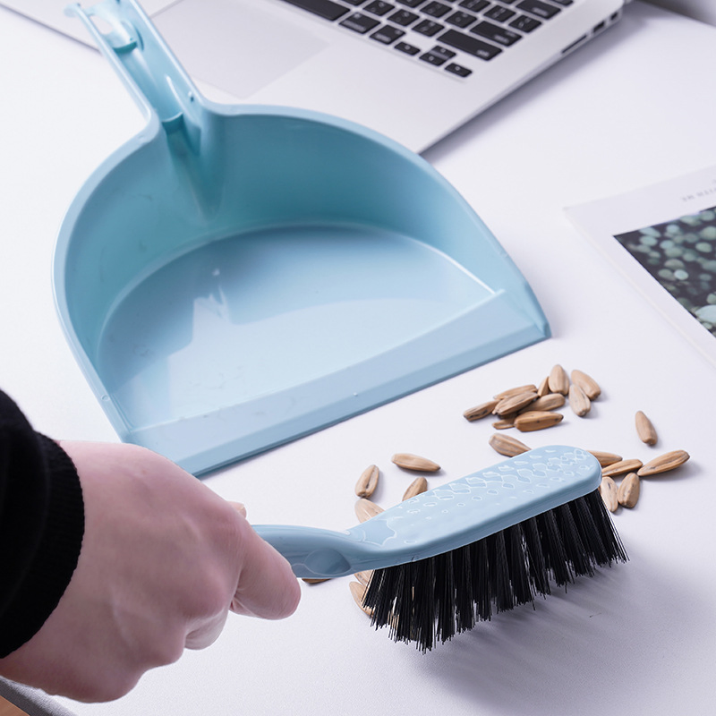 Mini Home Desktop Hair Cleaning Brush and Dustpan Set