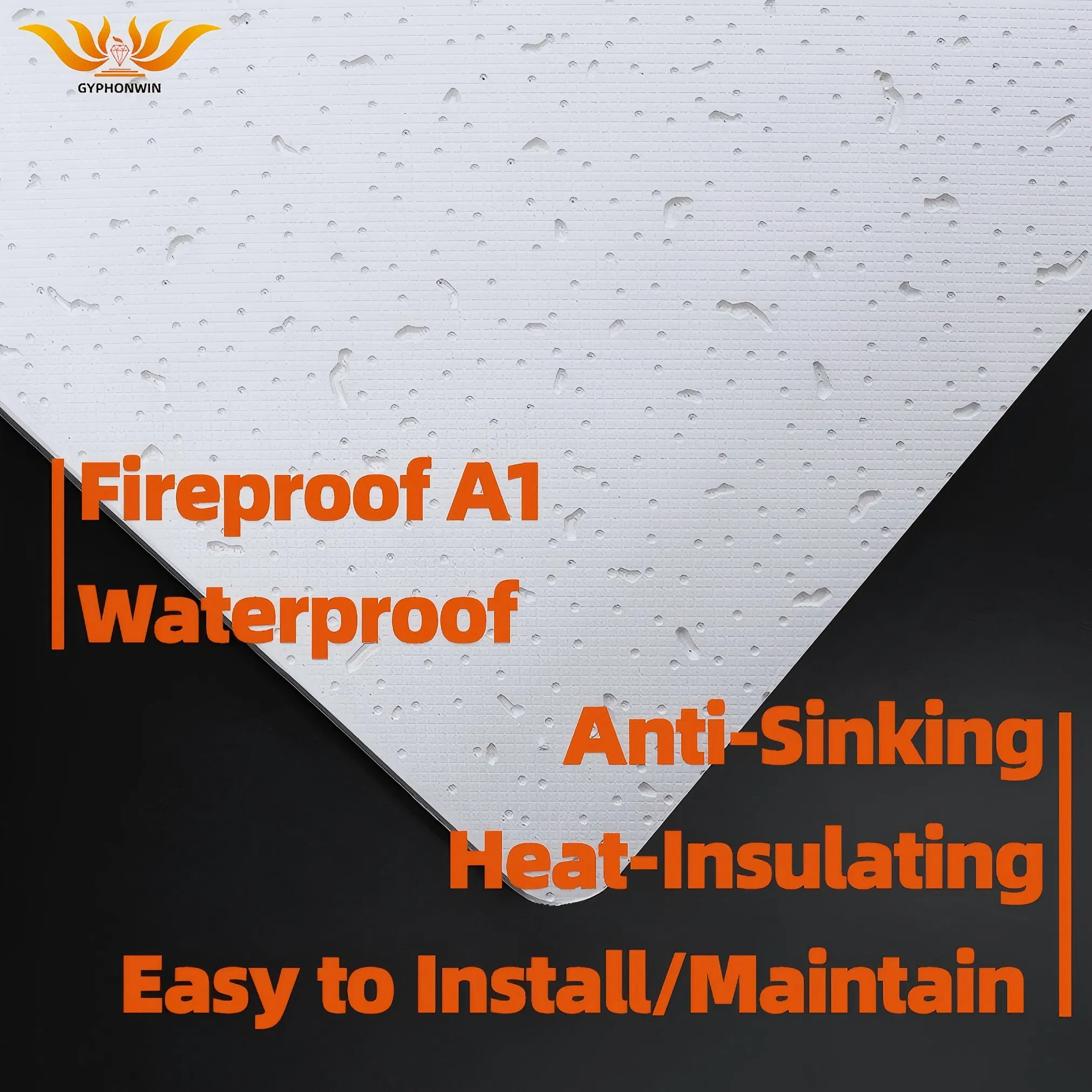 Favored 603× 603mm Gypsum Ceiling Boards for Hotel