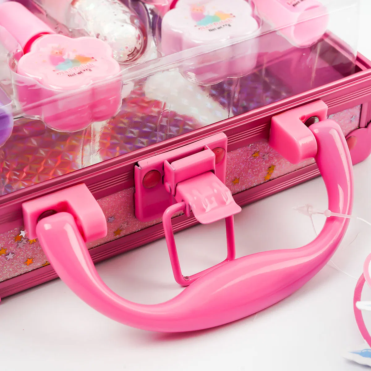 Premium Pink Children's Makeup Set with Safe, Washable Ingredients