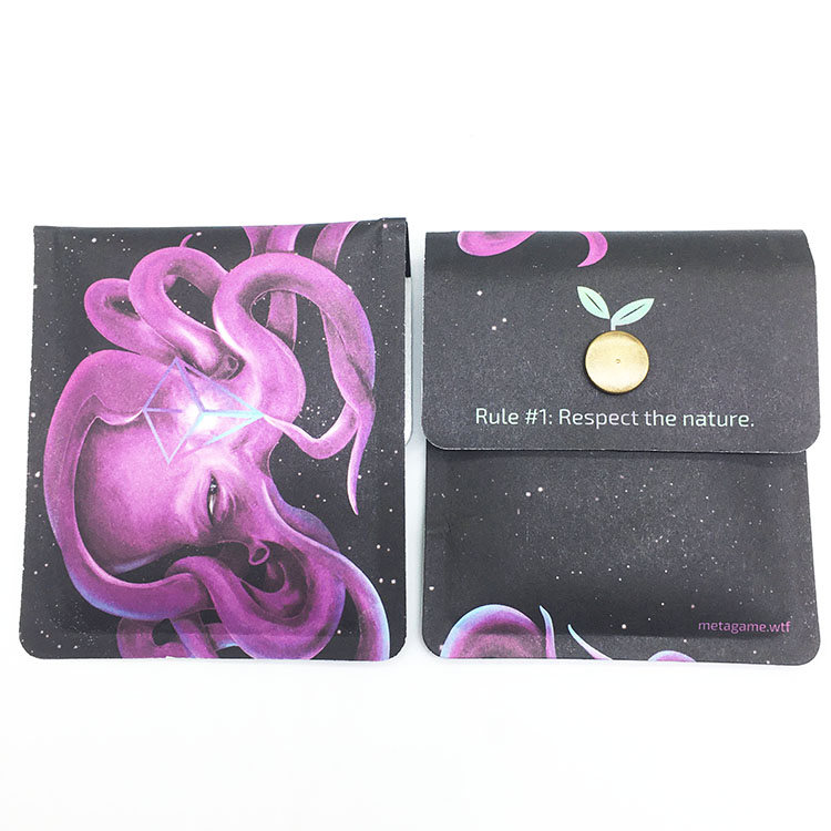 Portable Pocket Cigarette Ash Bag PVC Cigarette Butt Pocket Ashtray