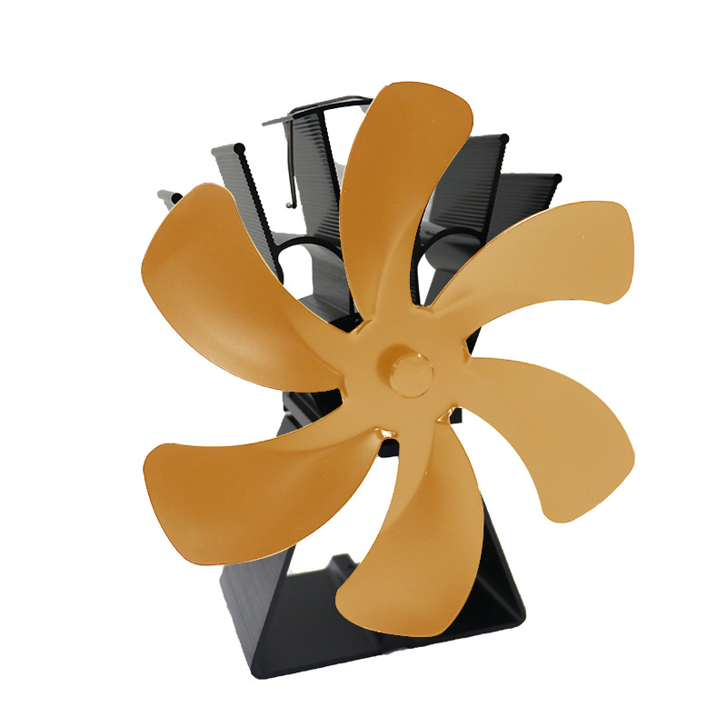 Heat Powered Fan Mini Order Indoor &Outdoor Camping Stove Fan Wood Burning Fireplace Fan Petal Style in Stock