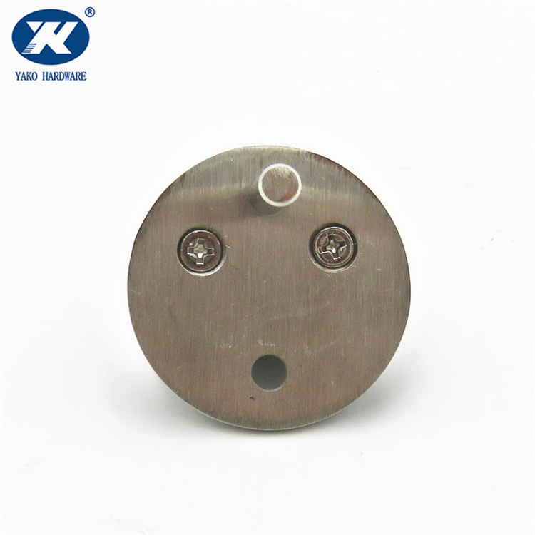 Stainless Steel Brushed Half Dome Floor Mounted Rubber Shield Door Stopper