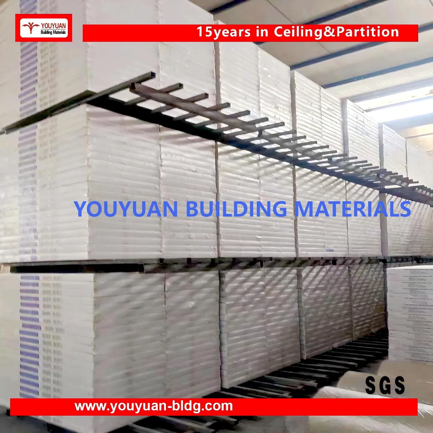 15mm Mineral Wool Board Acoustic Mineral Fiber Ceiling Panel