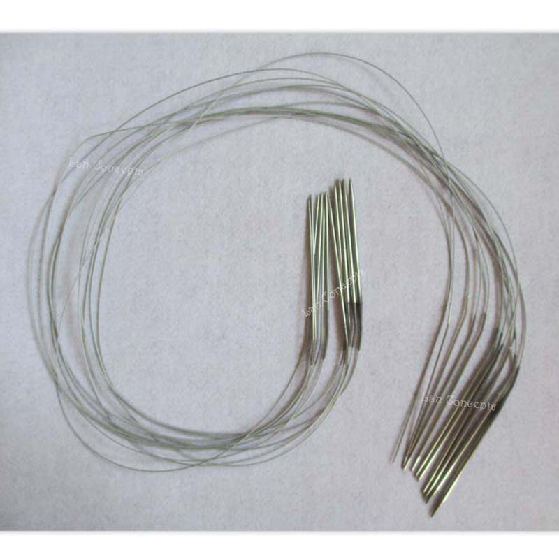11 Sizes Stainless Steel Knitting Needles Sewing Accessories Knitting Tool
