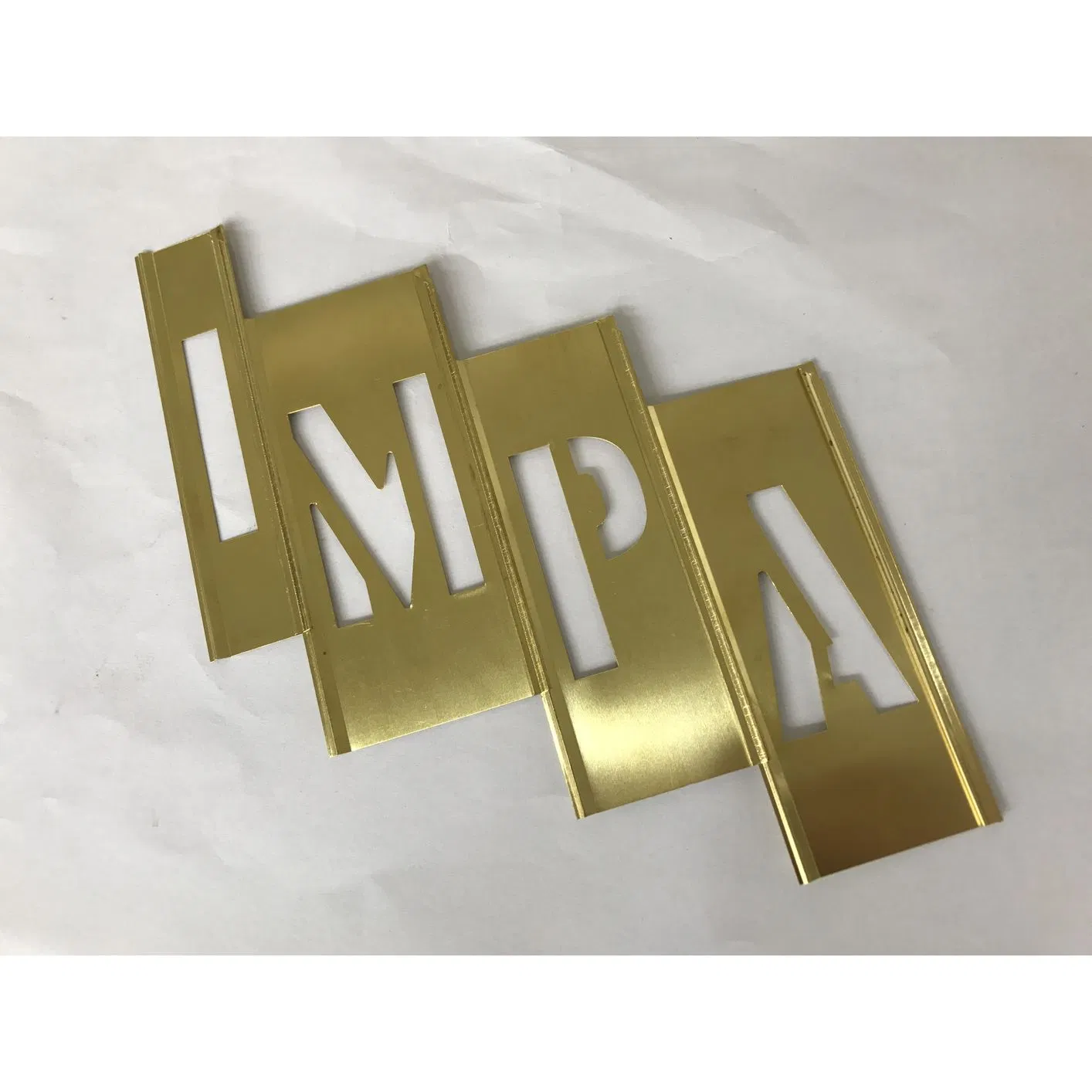 Латунные трафареты CLIP-ON для букв и цифр